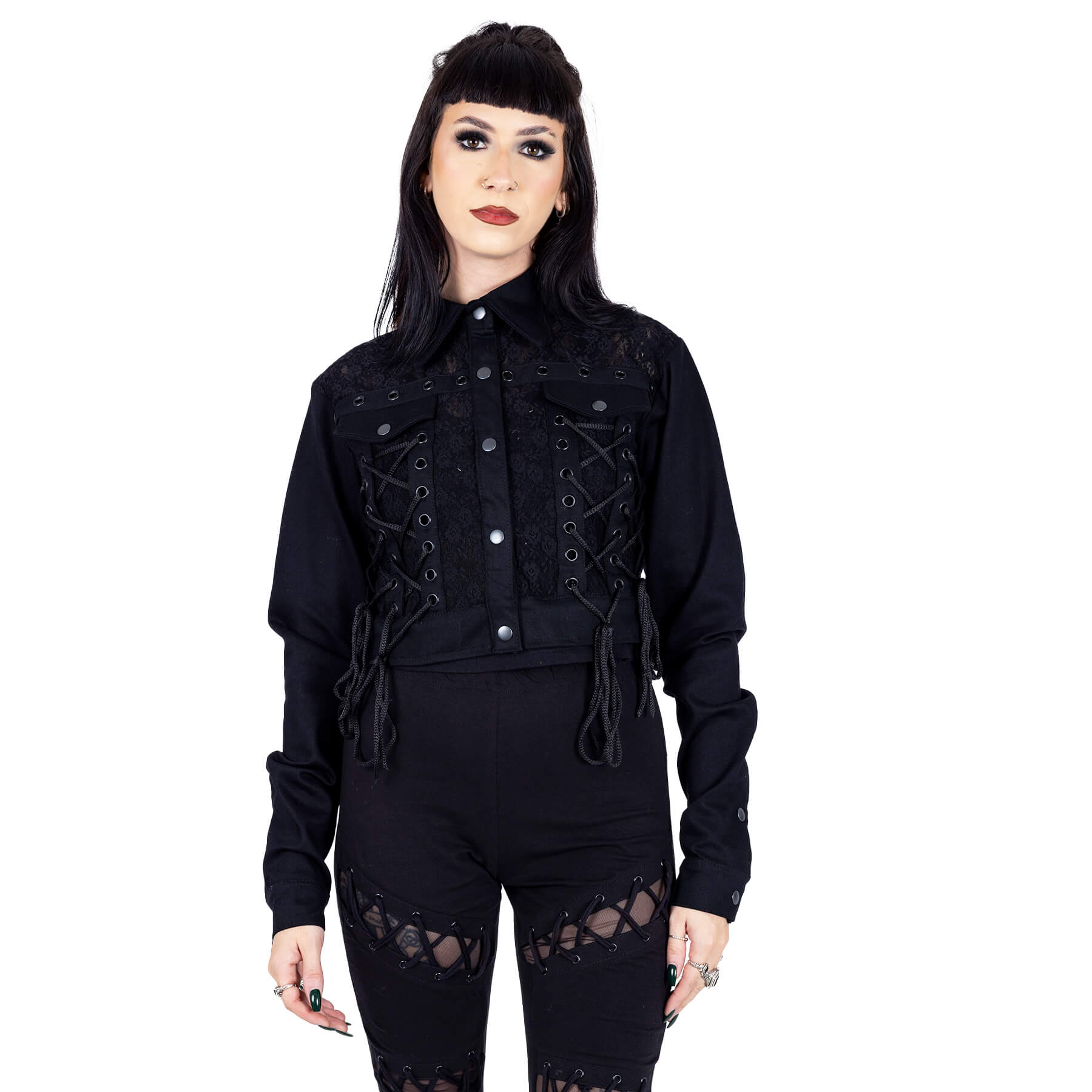 CALANDRA JACKET BLACK Innocent Clothing Alternative Clothing