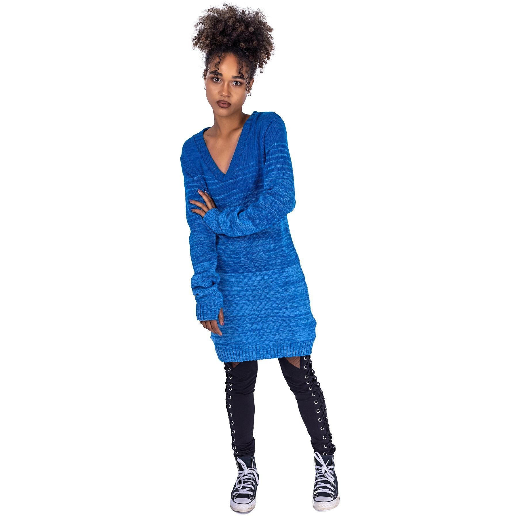 PRIELA JUMPER BLUE FADE Innocent Clothing Alternative Clothing